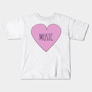 Love music Kids T-Shirt